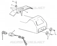 PROTEZIONE FRIZIONE/REFLECTOR ASSEMBLY European 440,440 SKS,500 EFI,EFI  SKS,Lite (49237723770003)