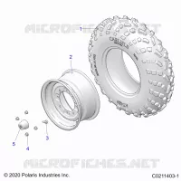 RUOTAS, FRONT TIRE