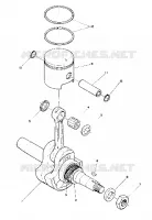 PISTON AND ALBERO MOTORE (STAR) (4909540954022A)