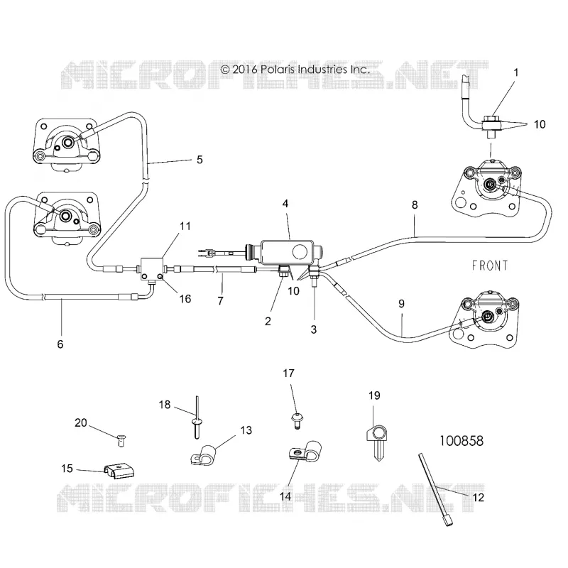 BRAKES, BRAKE LINES AND CILINDRO PRINCIPALE