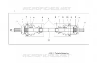 TRASMISSIONE, FRONT HALF SHAFT