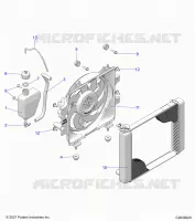 ENGINE, SISTEMA DI RAFFREDDAMENTO, RADIATOR, FAN & OVERFLOW BOTTLE