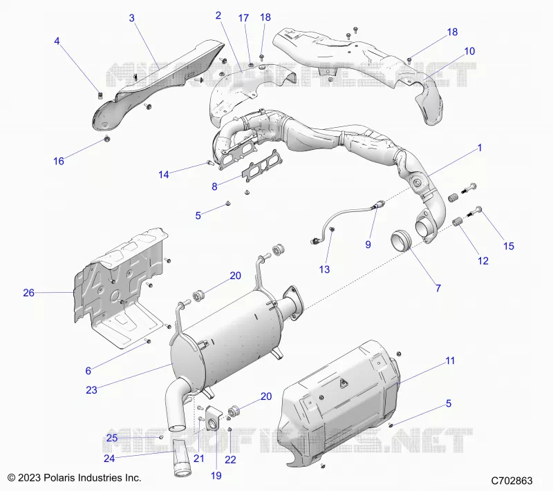 ENGINE, IMPIANTO DI SCARICO
