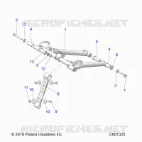 SUSPENSION, ANTERIORE COPPIA ARM