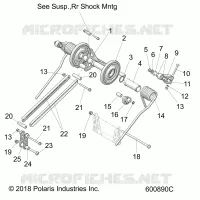 SUSPENSION, POSTERIORE COPPIA ARM