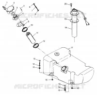 CARBURANTE TANK SL 780 B974088 and Intl. SL 780 I974088 (4940924092A009)