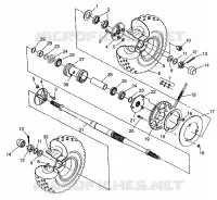 TRAZIONE POSTERIORE XPLORER 400L W97CC38C (4939753975C007)