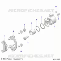 BRAKES, PINZA POSTERIORE