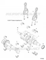 ENGINE, ALBERO MOTORE AND BEARINGS
