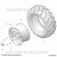 RUOTAS, REAR TIRE