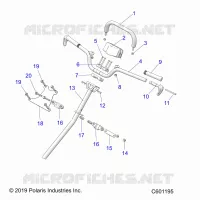 STEERING, HANDLEBAR, STERZO POST
