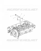 ENGINE, CARBURANTE PUMP FITTING COVER