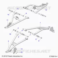 SOSPENSIONI ANTERIORI CONTROL ARMS