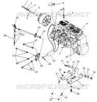 MONTAGGIO DEL MOTORE XLT Special (Xtra) 0946767 (4927112711025A)