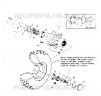 RUOTA ANTERIORE MONTAGGIO Scrambler W957840 (4927252725B006)