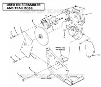 RIGHT HAND GEARCASE   FRENO MOUNTING. (4911991199037A)