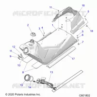 SISTEMA DI ALIMENTAZIONE CARBURANTE, FUEL TANK ASM.