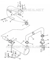 IMPIANTO DI SCARICO HURRICANE B964466 and  Intl. HURRICANE I964466 (4935733573B004)