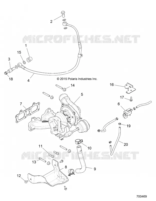MOTORE, TURBO CHARGER MOUNTING