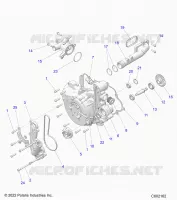 ENGINE, SISTEMA DI RAFFREDDAMENTO/WATER PUMP