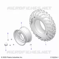 RUOTAS, FRONT TIRE