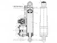 AMMORTIZZATORE POSTERIORE TRACK (PRO X)