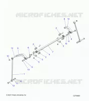 SUSPENSION, REAR BARRA DI STABILIZZAZIONE