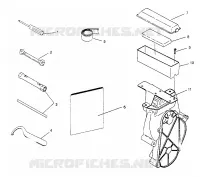KIT DI STRUMENTI  500 EFI 0952774, EFI SKS 0952574,   EFI SKS PT 0952974, and EUROP (4929052905C009)