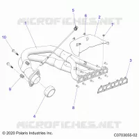 ENGINE, IMPIANTO DI SCARICO, HEADPIPE AND RELATED