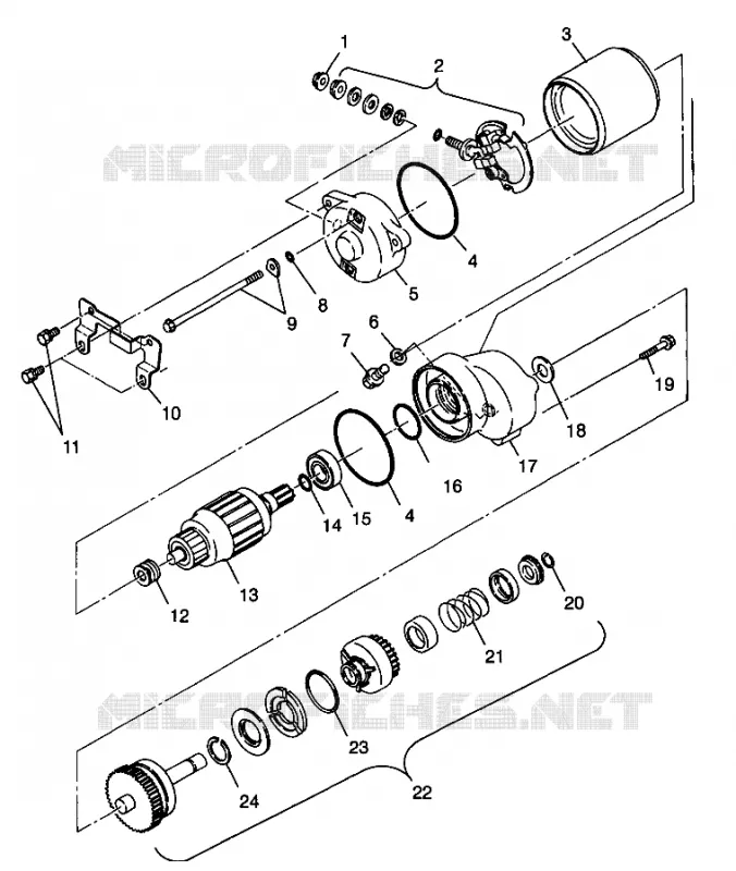 AVVIAMENTO MOTORE Trail Boss W98AA25C (4945314531C010)