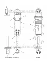 SUSPENSION, SHOCK ANTERIORE TRACK MONOTUBE