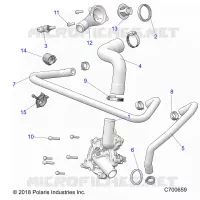 MOTORE, WATERPUMP AND BYPASS