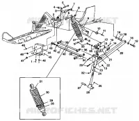 SOSPENSIONI ANTERIORI  500 RMK 0982964 and  EUROPEAN 500 RMK E982964 (4942634263B001)