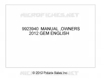 MANUALE DEL PROPRIETARIO