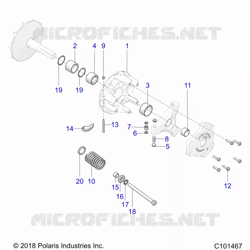 TRASMISSIONE, PRIMARY CLUTCH