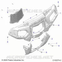 PARAURTI ANTERIORE AND MOUNTING