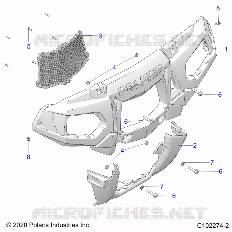 PARAURTI ANTERIORE AND MOUNTING