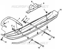 SCIARE 700 XC 0981766 and EUROPEAN 700 XC E981766 (4944154415B003)