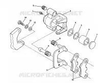 FRENO ANTERIORE MONTAGGIO Trail Blazer / W927221 (4922852285016A)