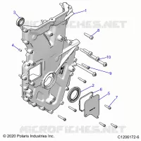 MOTORE, FRONT COVER
