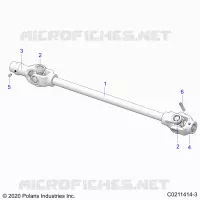 TRASMISSIONE, FRONT PROP SHAFT