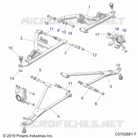 SOSPENSIONI ANTERIORI CONTROL ARMS