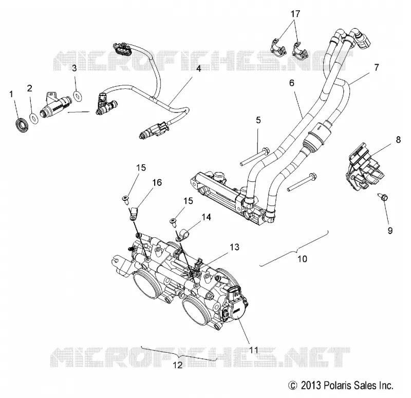 SISTEMA DI ALIMENTAZIONE CARBURANTE, RAIL, LINES and corpo farfallato