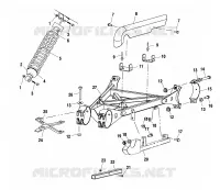 POSTERIORE SWING ARM   SHOCK