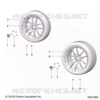RUOTA ANTERIORE AND REAR (R MODELS)