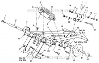ANTERIORE COPPIA ARM 600 XCR SP 0965677 and EUROPEAN 600 XCR SP E965677 (4932063206B013)