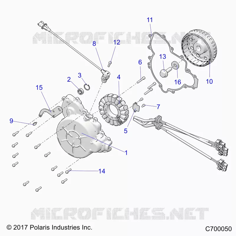 ENGINE, STATOR AND FLYRUOTA