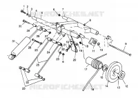POSTERIORE COPPIA ARM (SKS) 500 SKS 0972564 and EUROPEAN 500 SKS E972564 (4938393839C007)