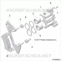 FRENO ANTERIORE CALIPER
