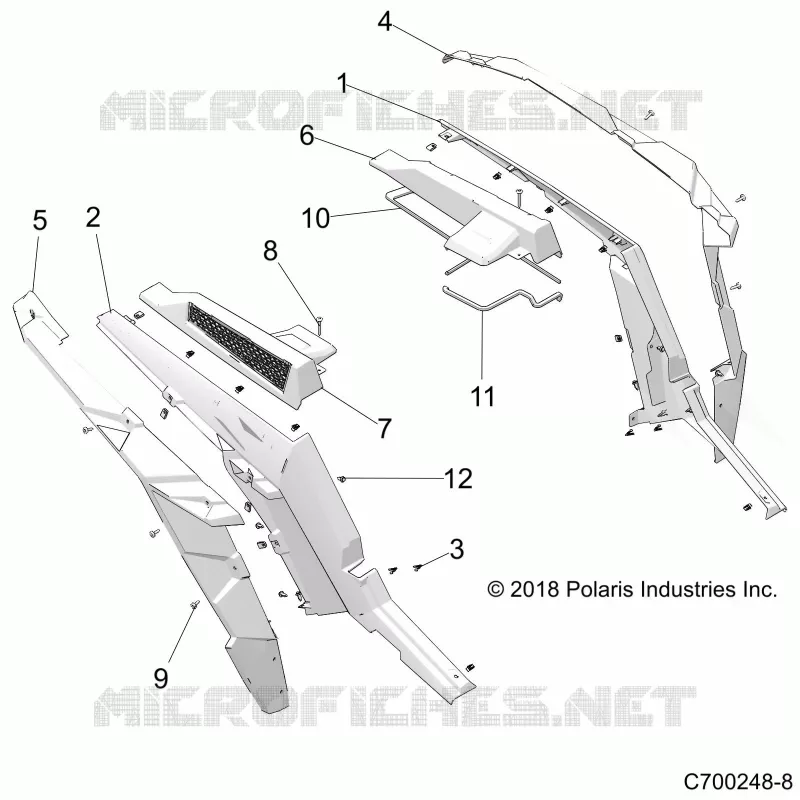 CARROZZERIA POSTERIORE FENDERS AND BEZELS